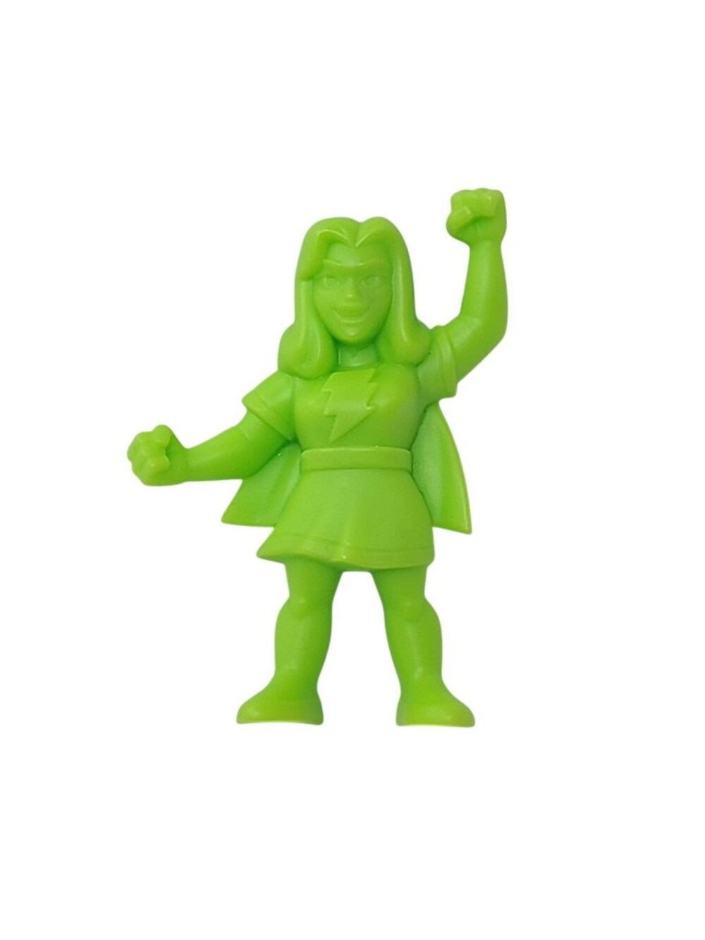 2025 Wendy's DC Comics Mary Marvel Green Keshi MUSCLE Mini Figure Kids Meal